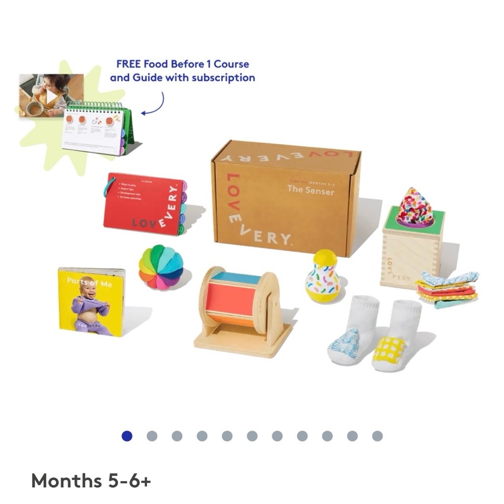 Lovevery 5-6 The Senser Learning Toy Set